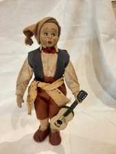 Vintage lenci guitar player - lenci,