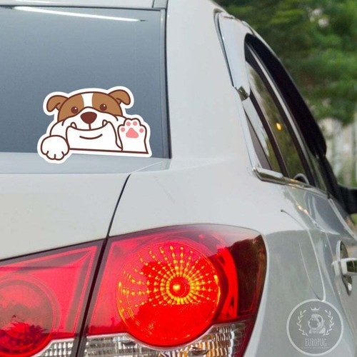 Adesivo auto bulldog inglese - adesivo,