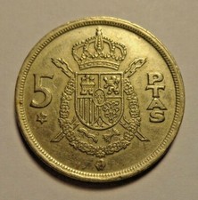 Moneta circolata ptas - ptas, 1975