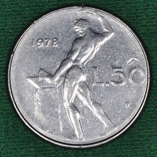 Moneta lire 1978 errore di - moneta,