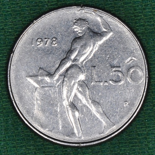 Moneta lire 1978 errore - 50,