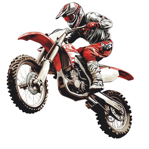 Adesivi dirt bike motocross - adesivi,