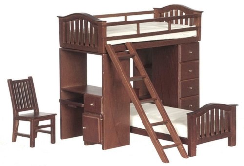 Bambole casa noce letto - bambole,