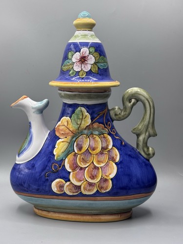 Teiera ceramica italiana
