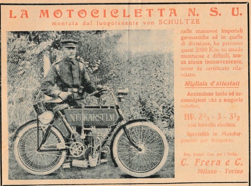 Pubblicita 1905 motocicletta - pubblicita',