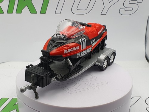 Carrello con motoslitta - carrello,
