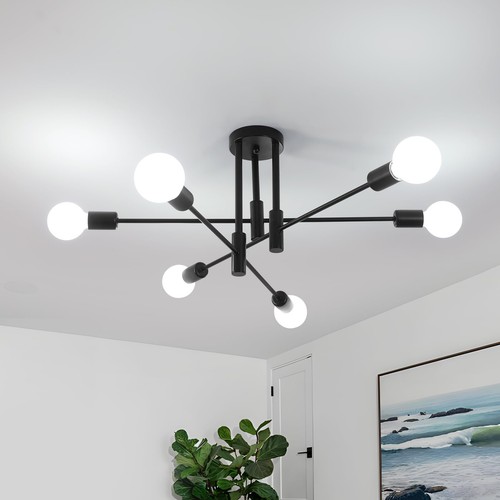 Lampadario soffitto industrial - lampadario,