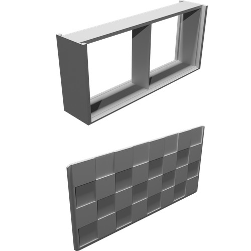 Scatola scacchiera set due - scatola,