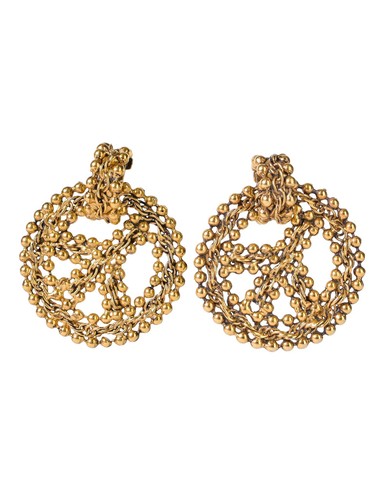Orecchini pendenti moschino - orecchini,