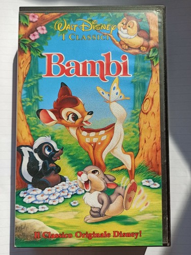 Vhs bambi walt - vhs,