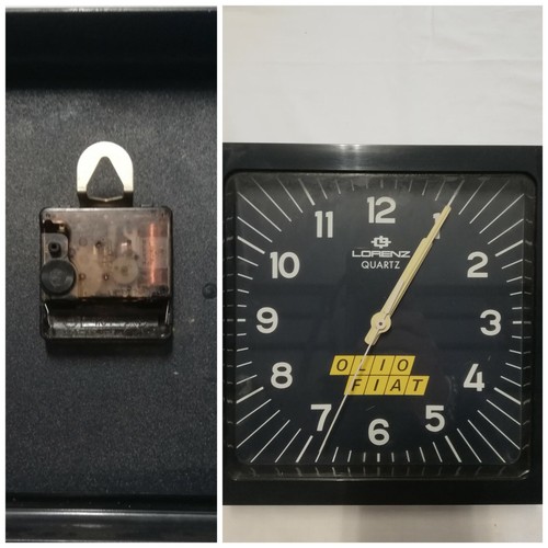 Orologio parete olio fiat - orologio,