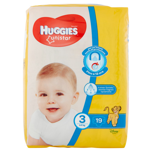 Huggies unistar pannolini midi