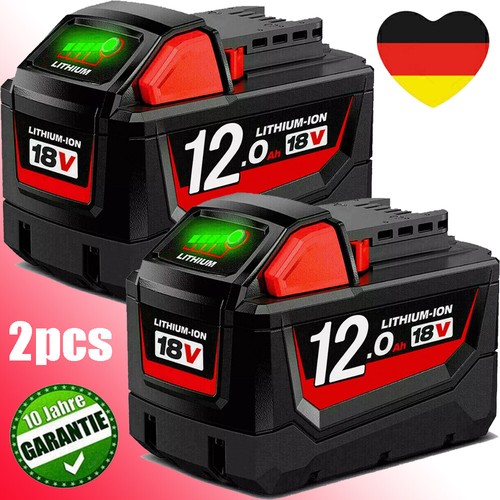 Batteria per milwaukee m18 - 2x,