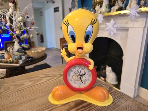 Vintage tweety pie - pie, clock