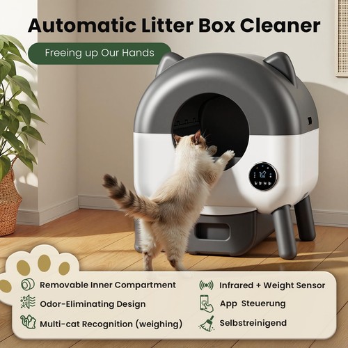 Toilette per gatti autopulente - toilette,