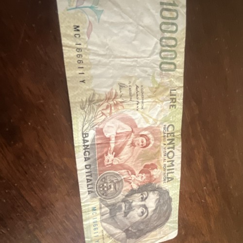 Banca italia banconota - banca, d'italia