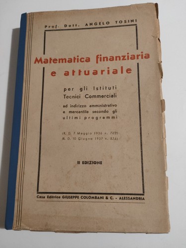 Matematica finanziaria - matematica, e