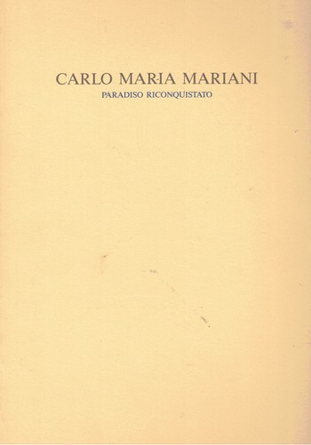 Carlo maria mariani paradiso - maria,