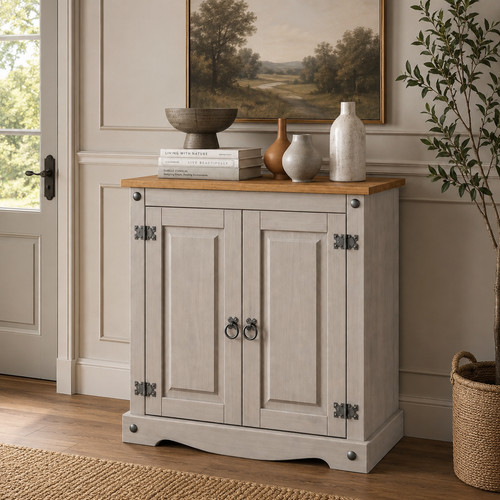 Credenza corona grigia - grigia, 2