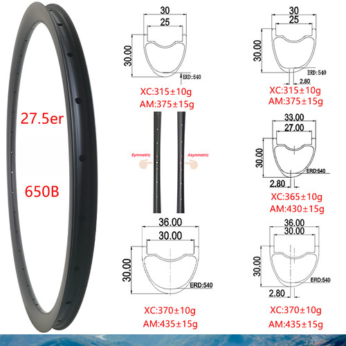 Cerchi carbonio 5er - cerchi, 27,5er