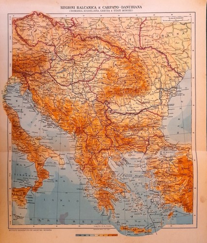 Carta geografica antica