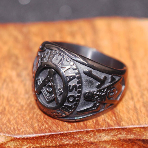 Anello vintage massone - anello,