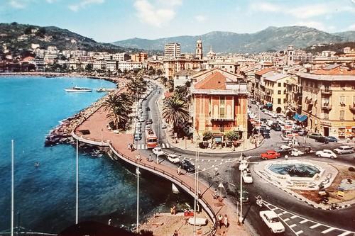 Cartolina rapallo scorcio - cartolina,