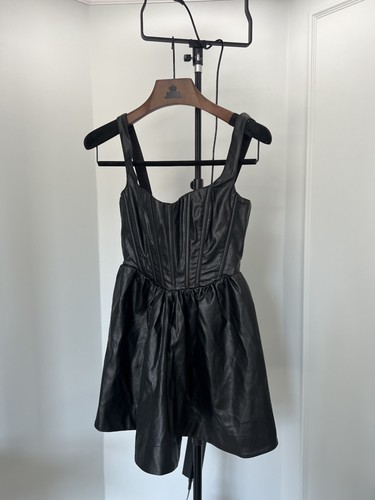 Abito corsetto bardot nero - abito,