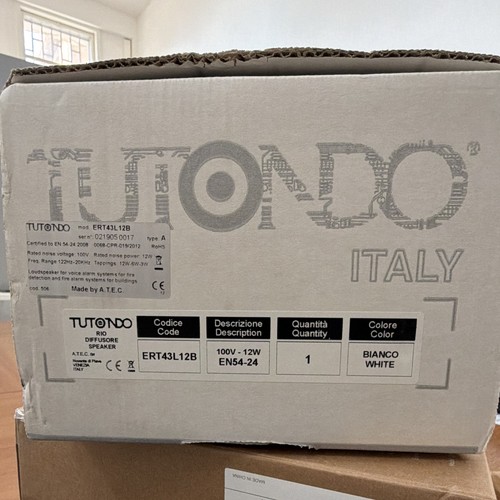 Tutondo diffusore 100v 12w - tutondo,