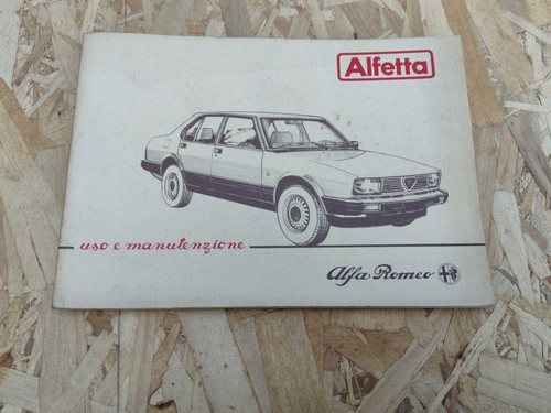 Uso manutenzione alfa romeo - uso,