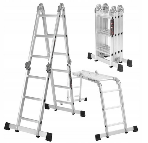 Scala multiuso 4x3 pieghevole - scala,