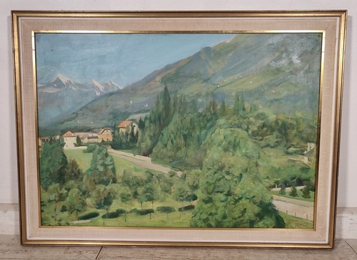 Antico quadro dipinto - quadro, olio