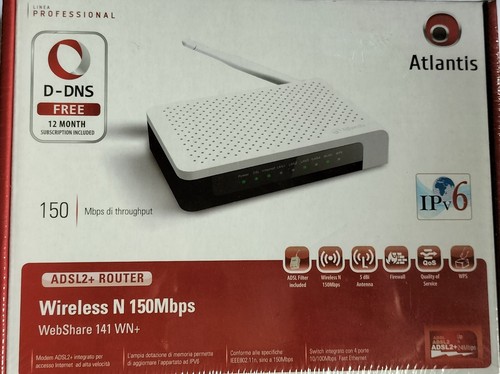 Modem router atlantis adsl2 - modem,