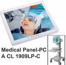 PANNELLO COMPUTER MEDICO PC ACL OR-PC 1909LP-C 19" 48cm ELO TOUCHSCREEN RS-232!