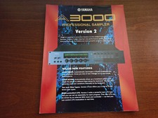 YAMAHA A3000 VERSION 2 RARA VINTAGE BROCHURE CATALOGO 1998 - DA COLLEZIONE