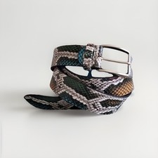 CINTURA ARTIGIANALE MULTICOLORE IN PELLE