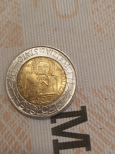 Moneta 500 lire - 500, polizia