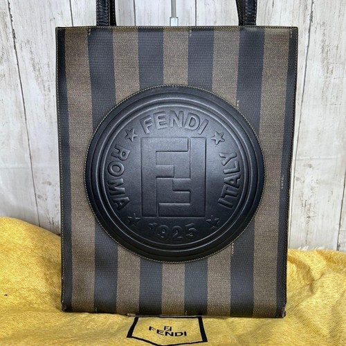 Borsa tote fendi logo pelle - tote,