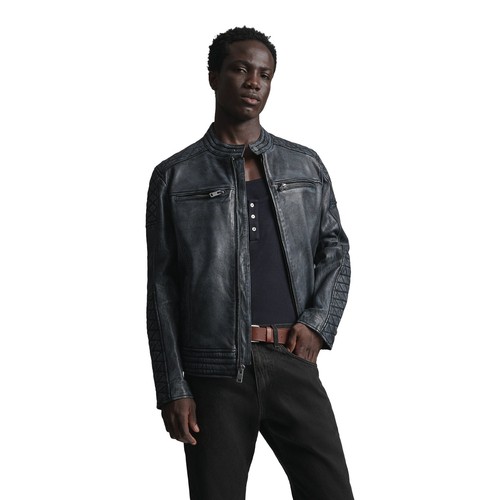 Cafe racer giacca - pelle, uomo