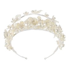  Elegante diadema per donna Corona nuziale retrò Copricapo da sposa Tiara
