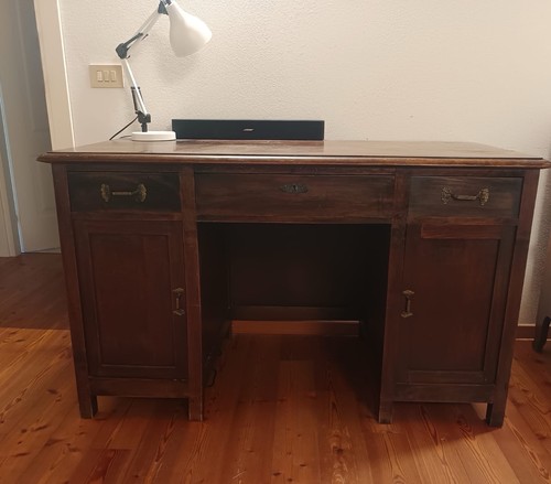 Scrivania legno vintage - scrivania,