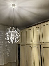 IKEA PS 2014Lampada a sospensione, bianco/color argento, 35 cm