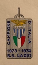 CALCIO FOOTBALL CLUB LAZIO BOZZETTO ORIGINALE MEDAGLIA CAMPIONE D’ITALIA 1973.74