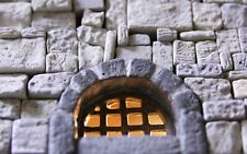 FINESTRA AD ARCO CON GRATA ANTICHIZZATA PER PRESEPE, MINIATURE