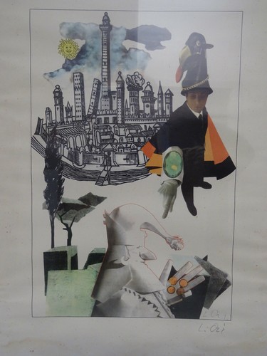 Quadro litografia luciano - luciano, ori