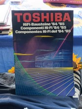 TOSHIBA - CATALOGO - HI FI - ANNI 80