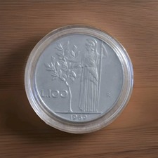 Moneta Da 100 Lire 1969