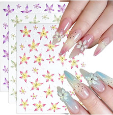 Adesivi per Unghie Con Fiori