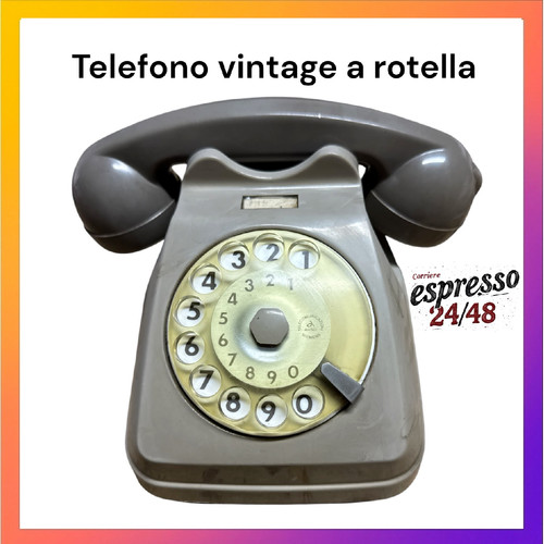 Telefono fisso vintage - telefono,
