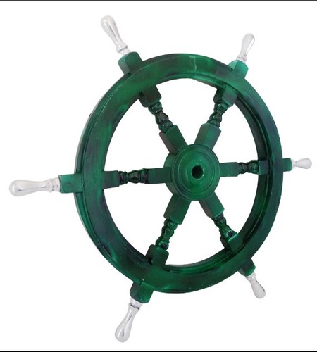 Casco sterzo barca ruota nave
